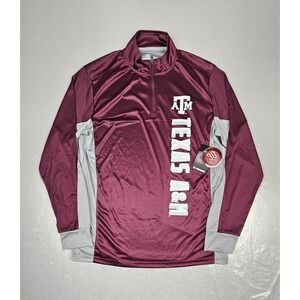 Colosseum‎ Texas A&M Aggies Qt. Zip Pullover Mens Medium 30th Anniversary